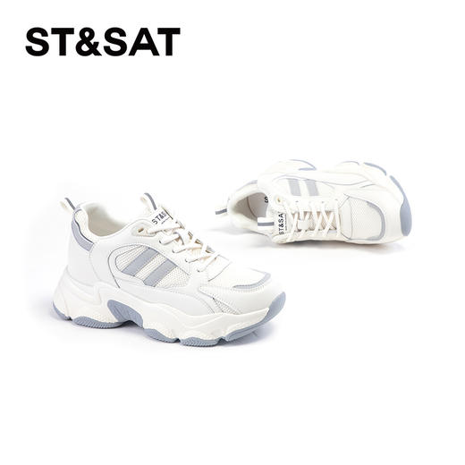 星期六时尚休闲增高厚底老爹鞋SSC1112501 商品图4