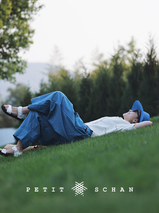 PETIT SCHAN小闪 CLO#236 Quiet&Fervor 沉静与热烈 日本进口纯棉面料条纹萝卜裤 商品图4