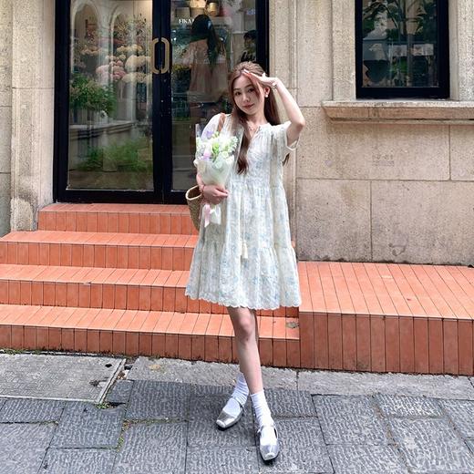 金蘑菇菇 “小仙奴”/手工全刺绣甜美小个子法式连衣裙 商品图1