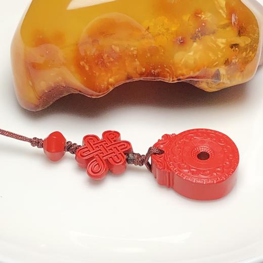 红砂祥云平安扣中国结手机链、包挂、挂件 饰品美物 商品图1
