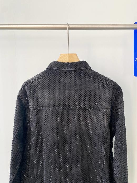 点此购买 巴黎世家春季男女款满钻烫钻牛仔外套 yg 280369 商品图12