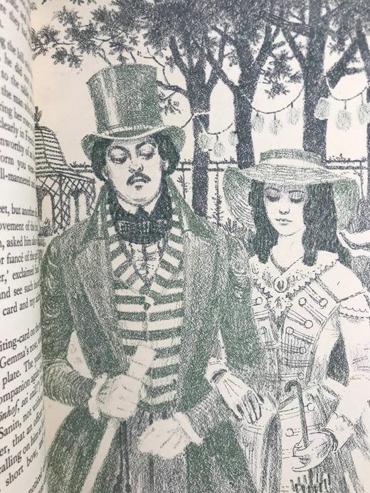 屠格涅夫《春潮》（1967） 8幅插图 精装大32开带书匣 商品图8