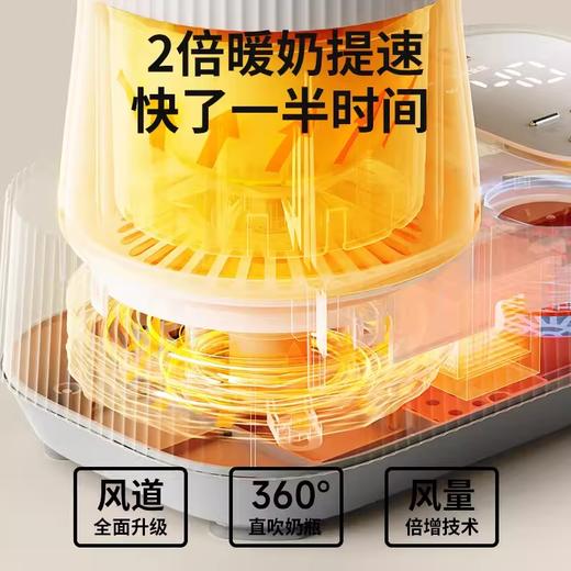 小白熊摇奶器温奶二合一全自动电动恒温奶粉搅拌器保婴儿暖奶神器/HL-5060 商品图1
