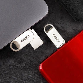 忆捷 HT10手机U盘Type-C USB3.2双接口手机电脑多用车载旋转优盘金属 32G