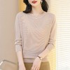 短款薄款针织打底衫，早春内搭2024新款洋气纯色套头衫CC-101-20601 商品缩略图1