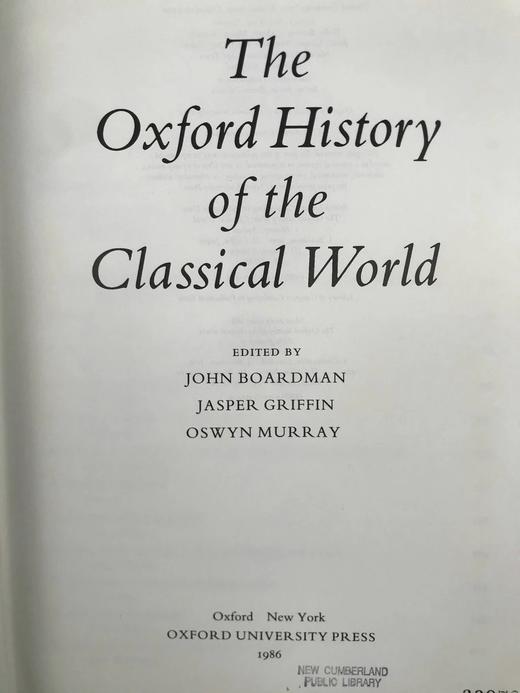 牛津古典世界史（馆藏1986） 数百幅插图 精装16开 商品图3