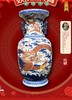 青花矾红描金三龙双耳瓶 商品缩略图0