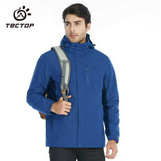 探拓冲锋衣男女秋冬季三合一可拆卸加绒保暖防风防水户外登山外套 商品图8