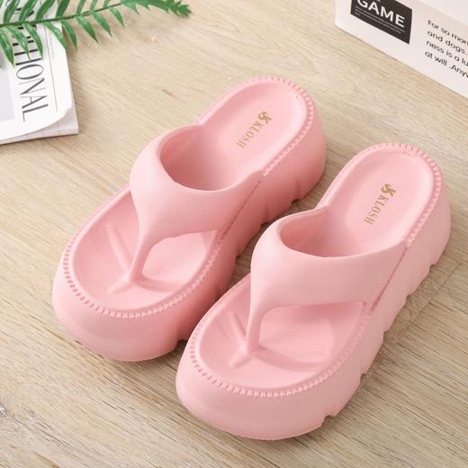 【软软厚底❗️超显腿长的人字拖鞋】轻盈材质，一脚踏入云端，超舒适❗️女新款EVA夹脚凉拖鞋夏季休闲外穿增高软底沙滩拖鞋 商品图2