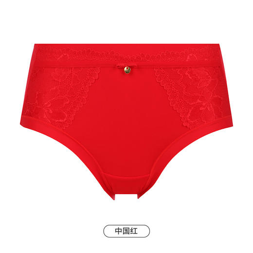 都市丽人基础系列薄透丝滑内裤女锦泳女士内裤速干中腰平角内裤LK45G2 商品图11