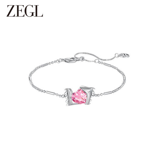 ZEGL设计师冰糖系列925银少女爱心手链女生糖果2024新款甜美手饰 商品图2