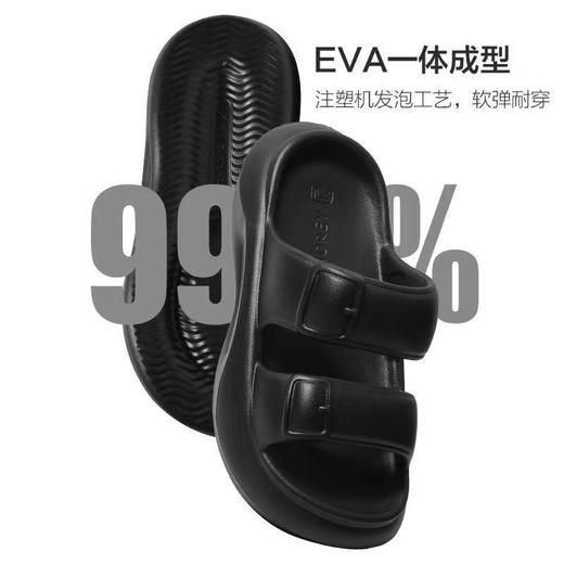 【会“呼吸”的软！ins高级感EVA拖鞋】上凹空气垫Air，提升脚感，舒适回弹！女夏季轻盈静音居家浴室防滑厚底情侣凉拖鞋外穿鞋子 商品图1