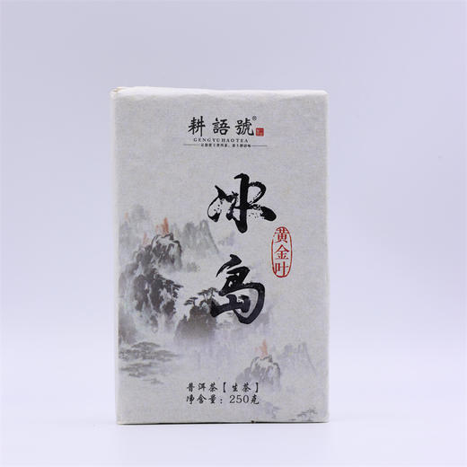 【顺丰包邮】耕语号 2021年冰岛黄金叶 普洱生茶 250g/砖 商品图0