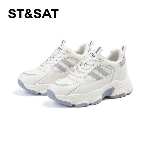 星期六时尚休闲增高厚底老爹鞋SSC1112501 商品图3