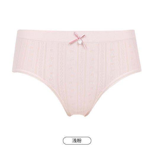 都市丽人基础一体美臀一体无缝内裤女锦氨女士内裤低腰平角内裤LK45F7 商品图13
