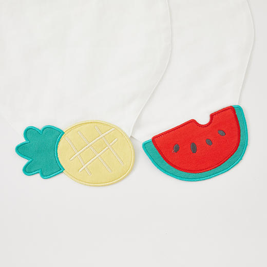 怡比香甜果园吸汗巾2条入HY24SPP011红黄色调/红色调24*45cm 商品图3