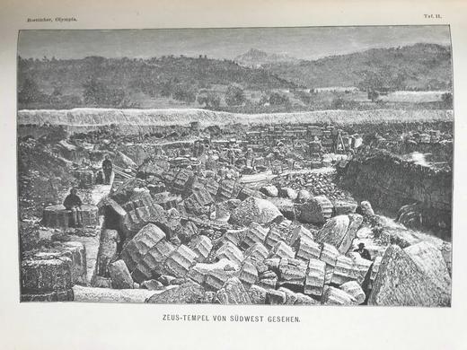 【德语】1883年 奥林匹克运动会史 89幅插图 漆布精装18开 商品图8