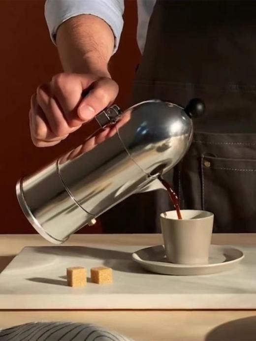 ALESSI La Cupola摩卡壶意式浓缩咖啡煮壶单阀铝制 商品图2