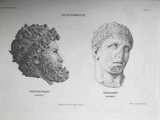 【德语】1883年 奥林匹克运动会史 89幅插图 漆布精装18开 商品图13