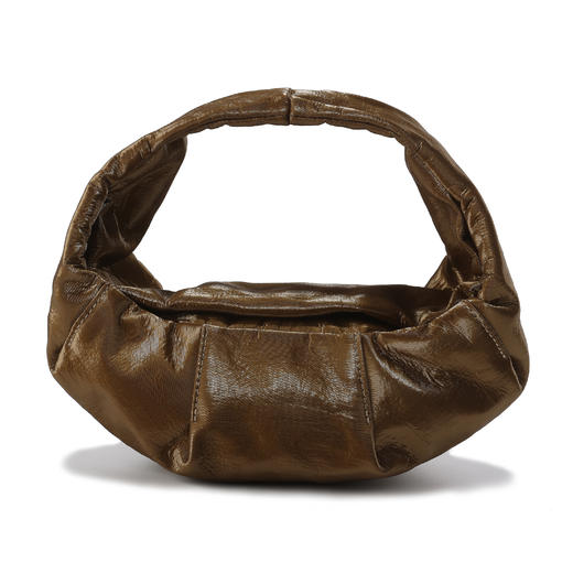 Ruohan 金色/米色蕉麻迷你moonbag 商品图9