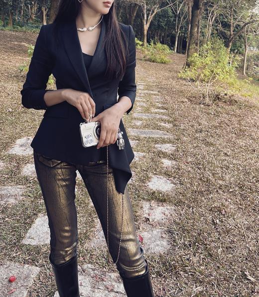 孤品 烫金牛仔裤KT1X95351 商品图2