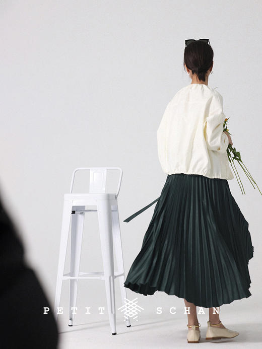 PETIT SCHAN小闪 CLO#225 Ripple 涟漪 日本进口醋酸百褶半裙 商品图1