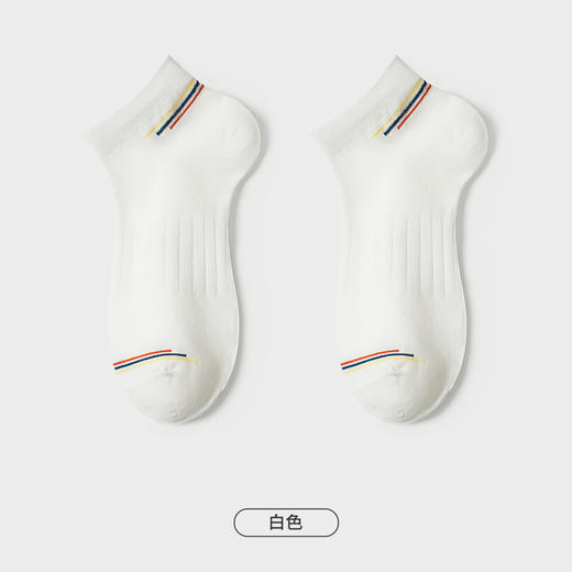 都市丽人都市锋尚船袜休闲系列精梳棉袜子舒适透气不闷汗FC4DA4 商品图5