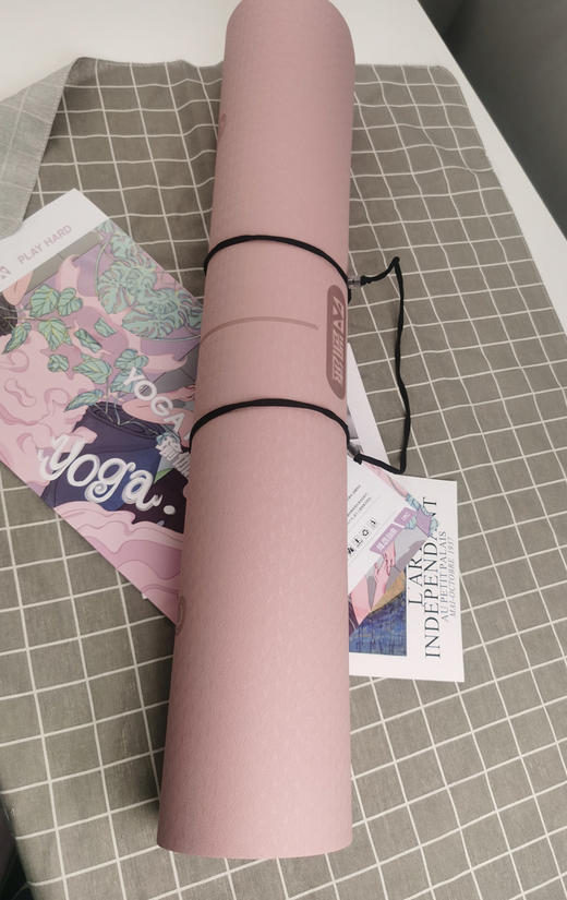 【双色防滑耐撕带体位线TPE瑜伽垫（送绑绳）EA18 】爱自己，从一张瑜伽垫开始！愿你在瑜伽垫这一方小天地，找到真正的自己！ 商品图9