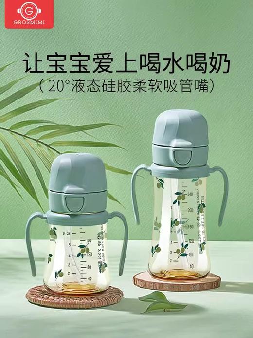 格罗咪咪Grosmimi韩国进口吸管杯宝宝奶瓶婴儿童防呛学饮喝水杯GLM-87450/GLM-87474/GLM-87696 商品图2