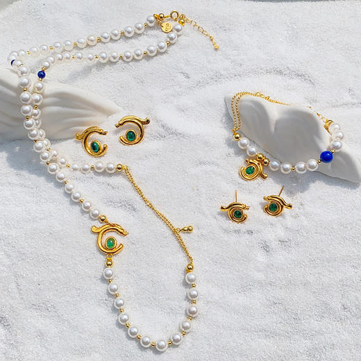 【宫里首饰】 龙之初-盘宝系列  耳饰  项链 商品图1