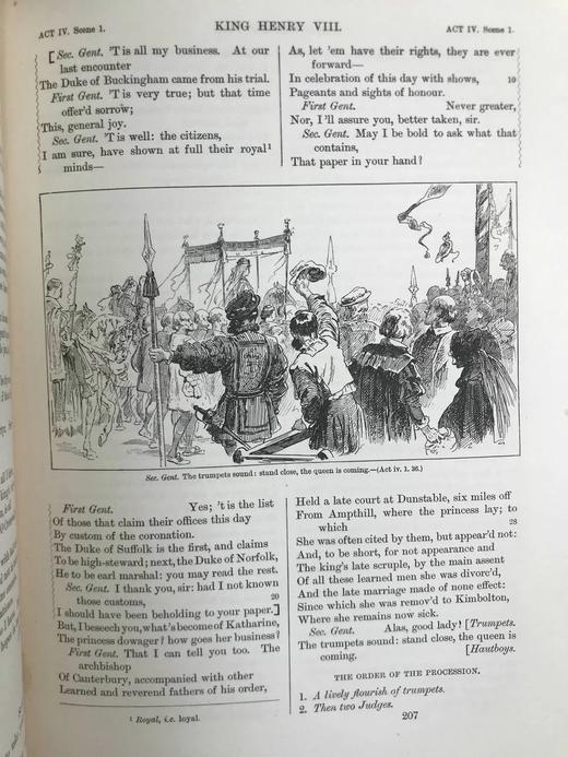 1890年 莎士比亚作品集（卷8，哈姆雷特/亨利八世/泰尔亲王佩里克里斯/诗歌） 数十幅插图 漆布精装18开 商品图6