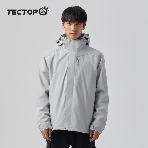 【史低！159秒杀！】探拓户外冲锋衣女三合一外套男冬季加厚保暖可拆卸防水防风登山服 商品图3