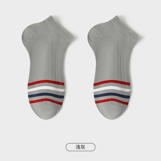 都市丽人都市锋尚短筒袜休闲系列精梳棉袜子舒适透气不闷汗FC4DA7 商品图5