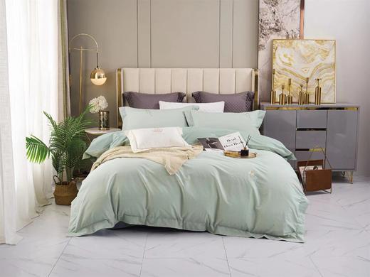 全棉花沫肌理纹绣花四件套2.0*2.3mG119100072 商品图0