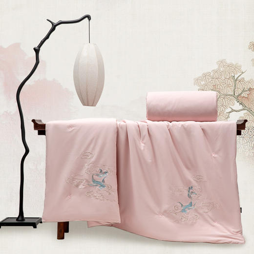 多喜爱 东方巧丝纯蚕丝子母被（银阙文鳐）cs 商品图2