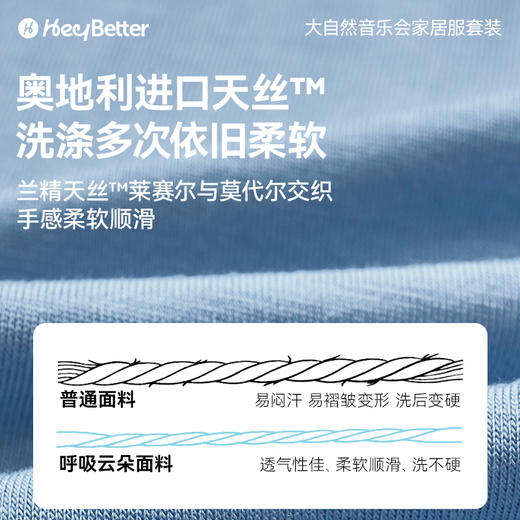 【代发】【预售3天左右发货】HeyBetter儿童吊带背心家居套装 商品图1