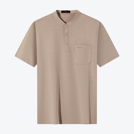 【中华立领】柒牌男装polo衫短袖男2024夏季新款时尚休闲口袋款中青年立领上衣	126T70830 商品图4