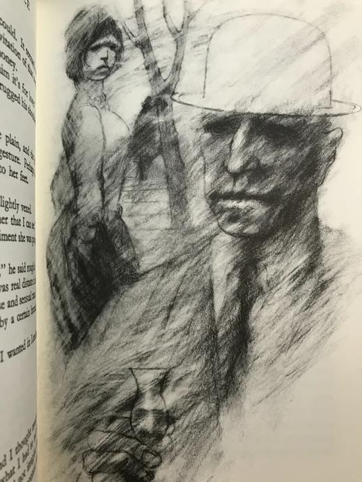 毛姆《月亮和六便士》（1967） 拉尔夫·布朗插图 复古仿皮精装32开 商品图4