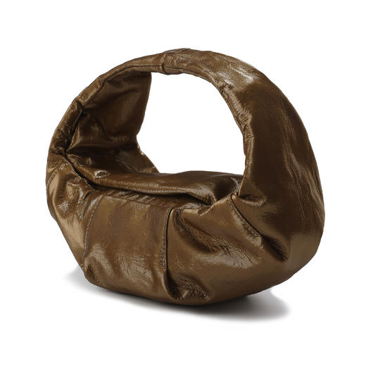 Ruohan 金色/米色蕉麻迷你moonbag 商品图10