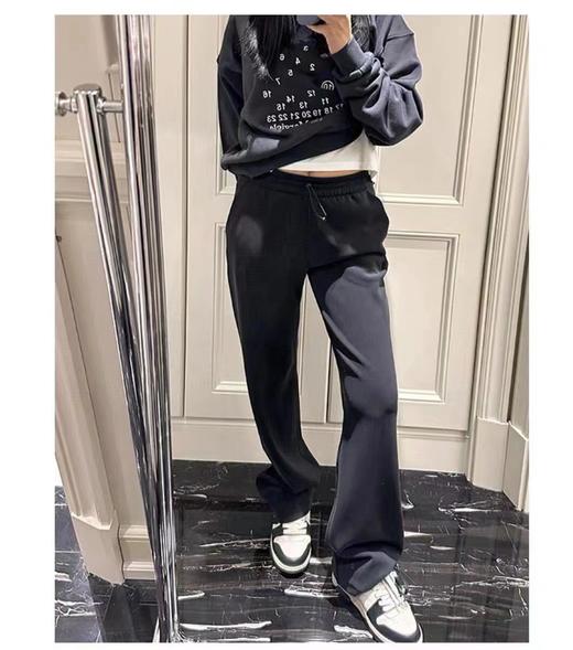 贾玲同款❗️春夏秋好穿兰精莫代尔高垂感面料 显瘦松紧腰直筒裤 商品图3