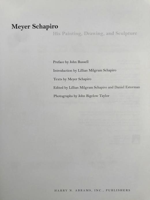 迈耶·夏皮罗绘画与雕塑图集 203幅插图（53幅彩色） 精装16开 商品图3