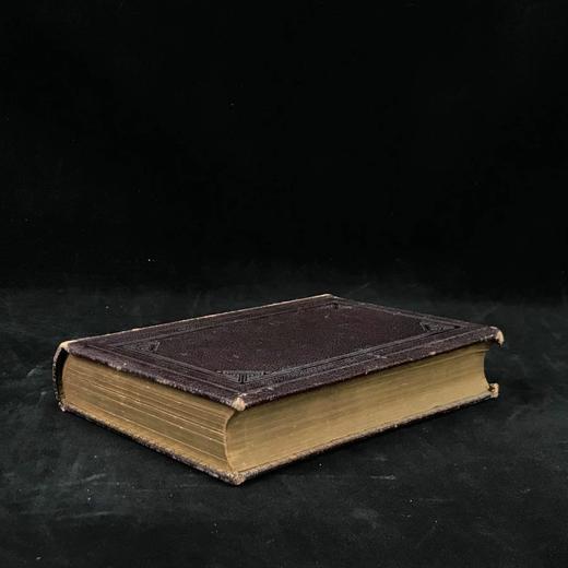 约19世纪后期 司各特诗集 8幅插图 全真皮精装36开 商品图1