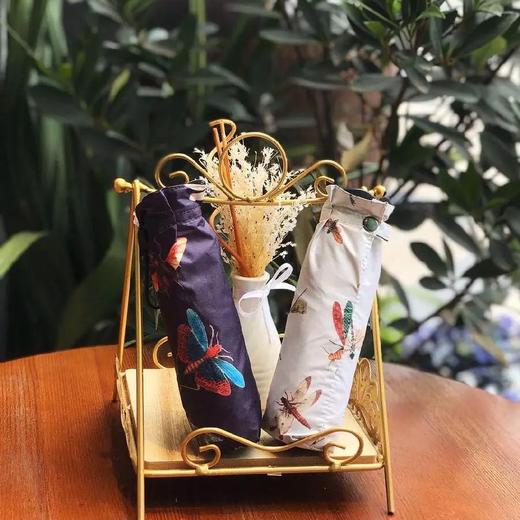 优品堂【月下瑶台】五折黑胶防紫外线伞 商品图9