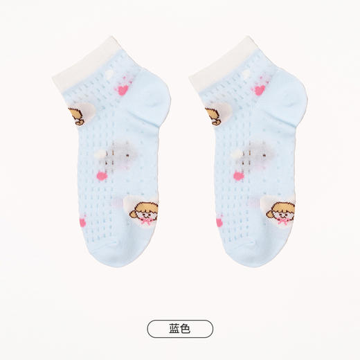 都市丽人眯雅佳休闲系列船袜精梳棉袜子中厚船袜船袜儿童袜JC4CA4 商品图6