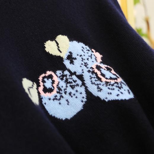 【à perles】博主同款 鄂家可爱的蓝莓图案女士羊绒衫 套头和开衫两个款式【现货】 商品图7