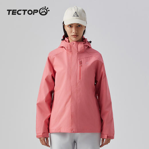 【史低！159秒杀！】探拓户外冲锋衣女三合一外套男冬季加厚保暖可拆卸防水防风登山服 商品图1