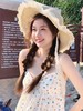 【超仙❗️蕾丝飘带镂空草帽】出街百搭，新款出游防晒帽，堪称隔热小雨伞防晒衣，太阳帽沙滩帽子女款遮阳帽子 商品缩略图2