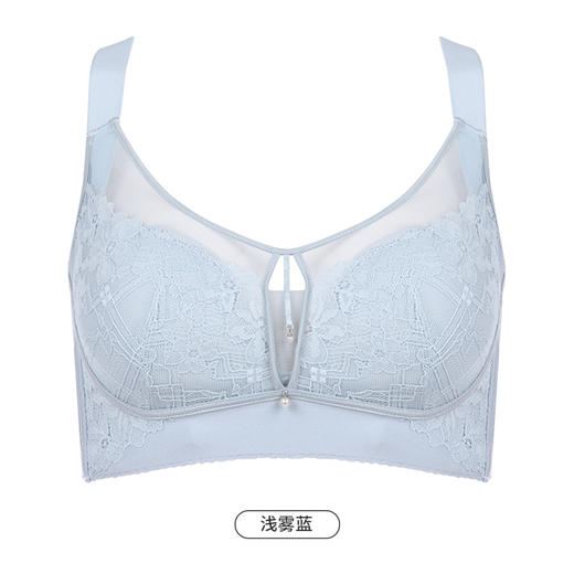 都市丽人舒软挺塑轻塑塑身内衣女蕾丝CD杯适穿3/4杯薄款调整型文胸无钢圈四排扣LJ42C2 商品图12