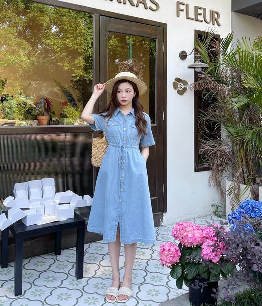 金蘑菇菇【牛仔很忙】真丝冰氧吧黑科技面料套装～ 商品图3