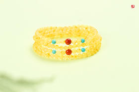 【如愿】蜜蜡珠串